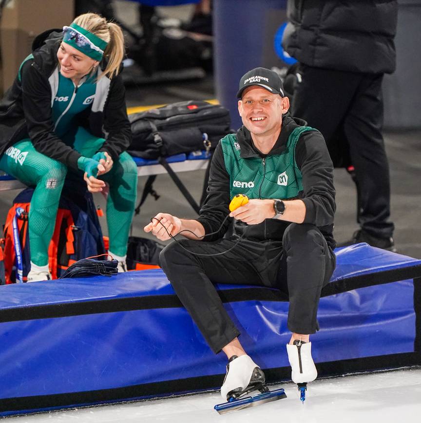 Arjan Samplonius en Elisa Dul in Calgary