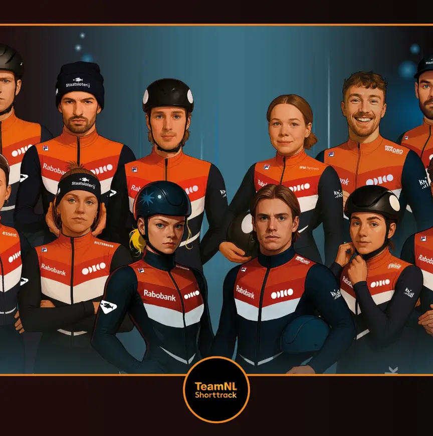 TeamNL Shorttrack als avatars