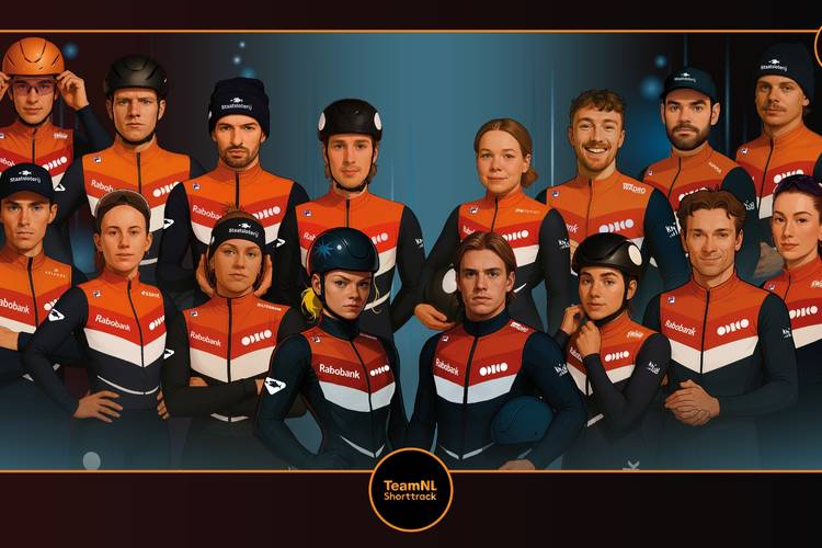 TeamNL Shorttrack als avatars