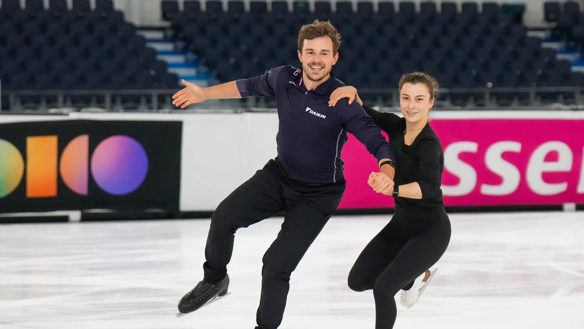 Daria Danilova en Michel Tsiba