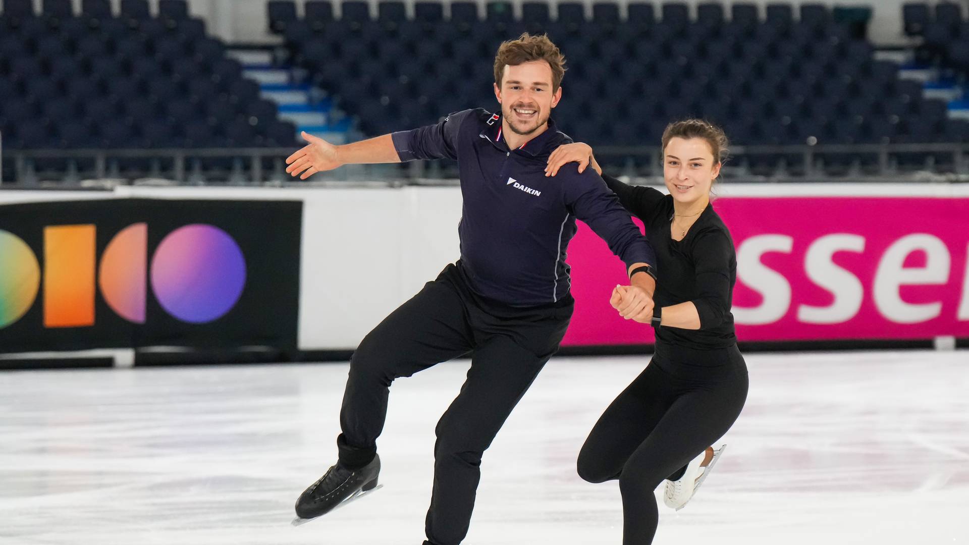 Daria Danilova en Michel Tsiba