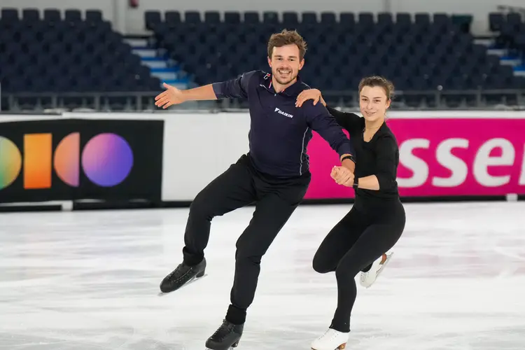 Daria Danilova en Michel Tsiba