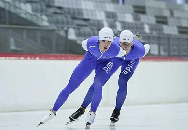 Chris Huizinga bij iskate