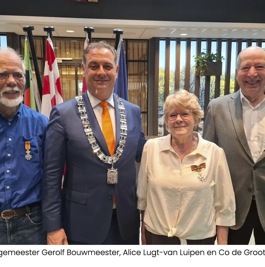 Co de Groot - Leusden - AIJV koninklijke onderscheiding