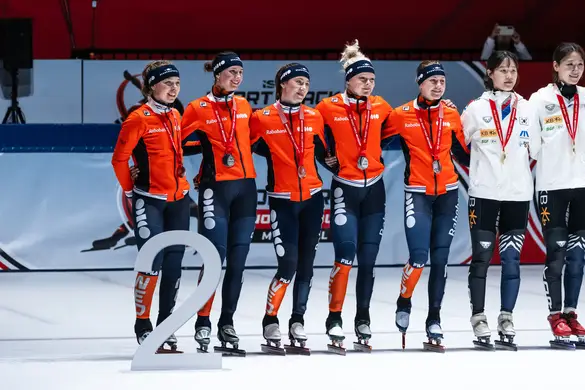 relay vrouwen zilver Montréal