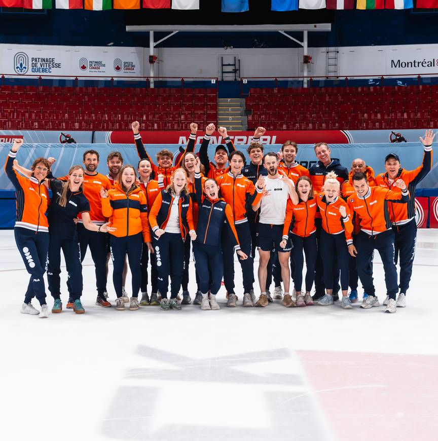 TeamNL shorttrack na de World Tours in Montréal