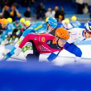 Harm Visser tijdens de SPRINT Marathon in Thialf