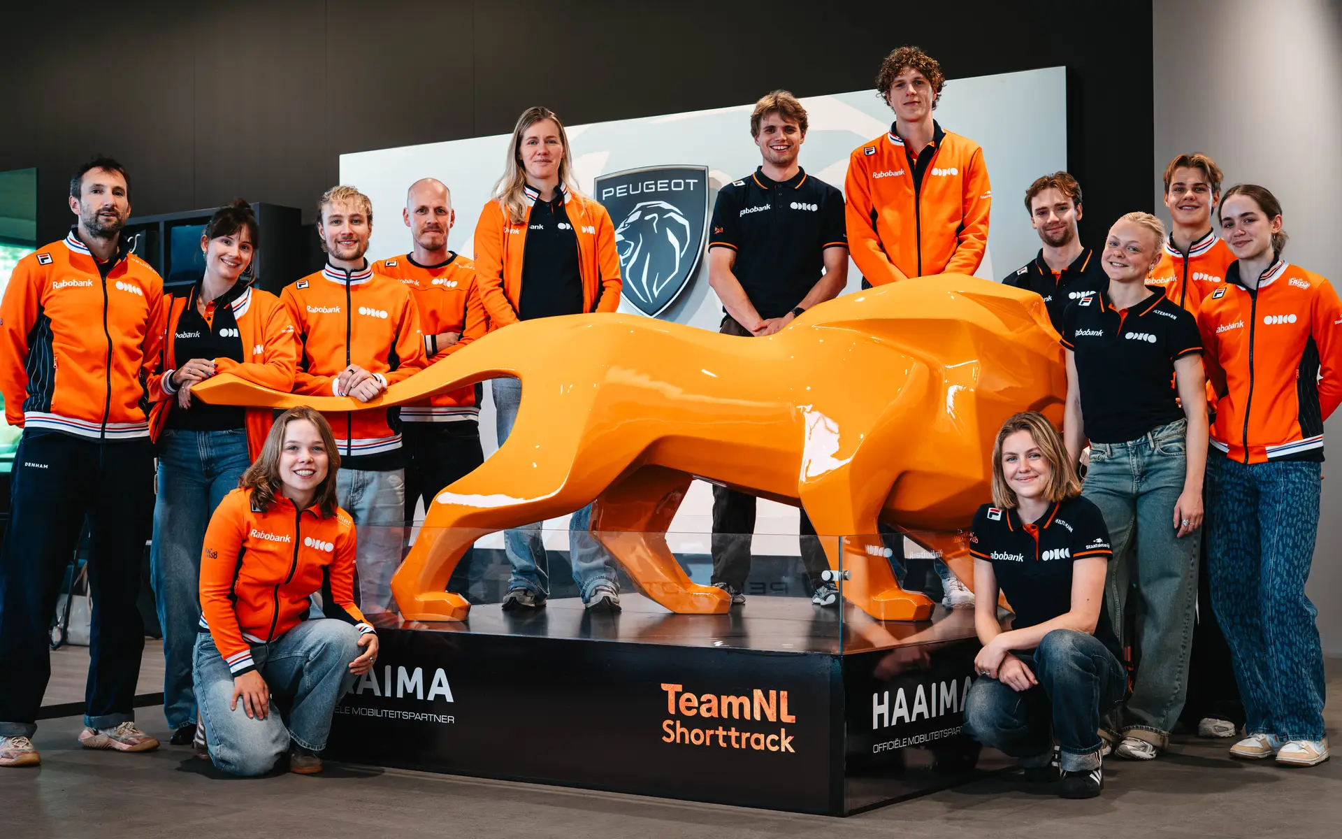 Peugeot mobiliteitspartner TeamNL Shorttrack