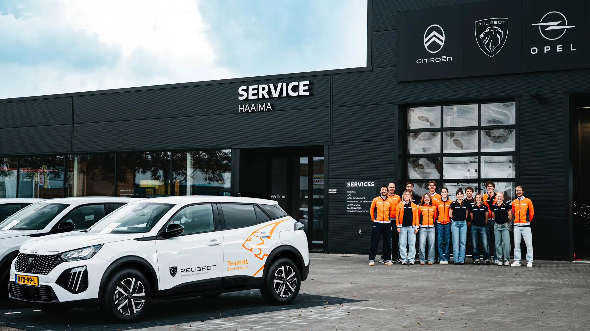 Peugeot mobiliteitspartner TeamNL Shorttrack