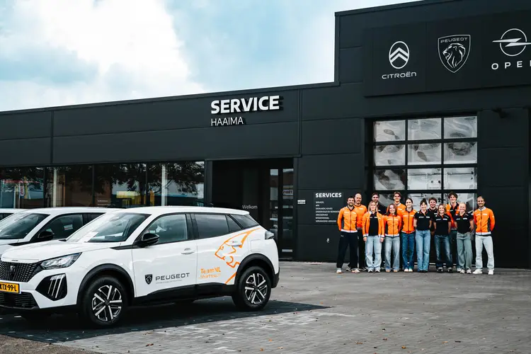 Peugeot mobiliteitspartner TeamNL Shorttrack