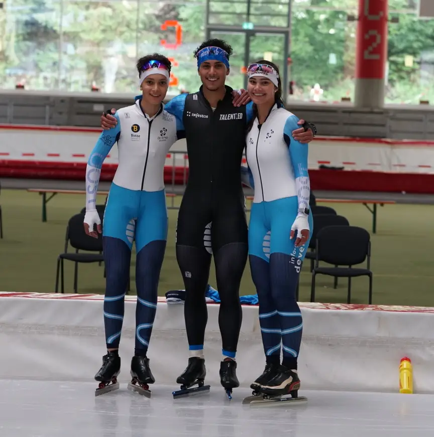 Sebas, Philip en Fabienne Diniz