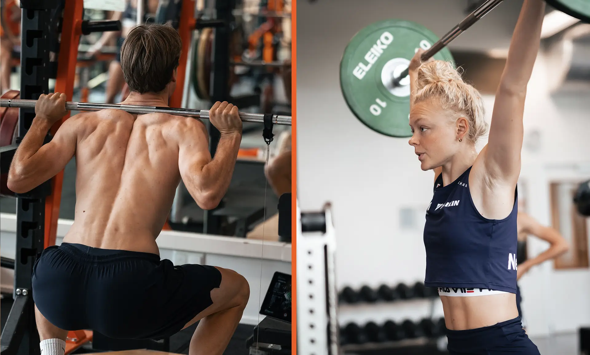 Daan Kos, Xandra Velzeboer, krachttraining