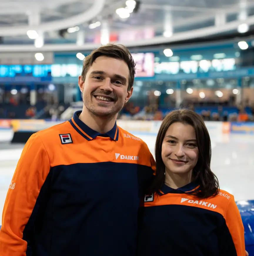 Daria Danilova en Michel Tsiba