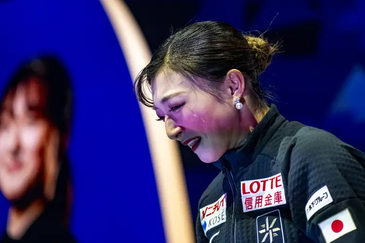 Kaori Sakamoto in tranen na WK