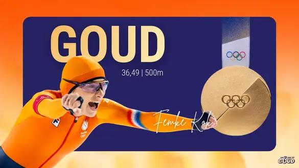 Goud 500 Femke Kok