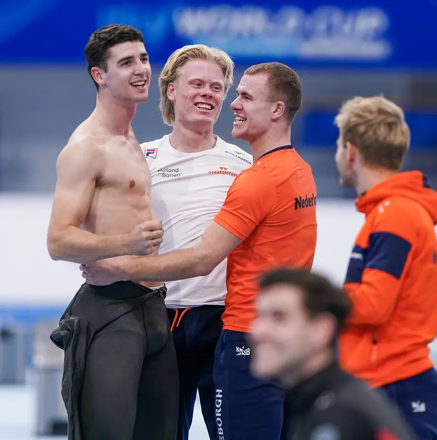 Gouden teamsprintteam Oranje