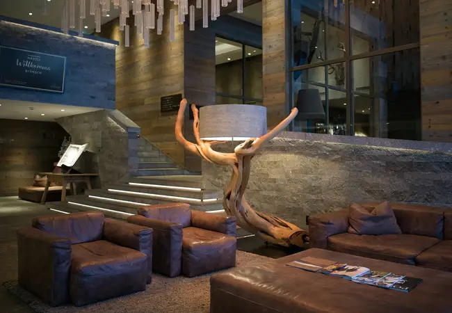 Hotel Grischa Davos Zwitserland Lobby