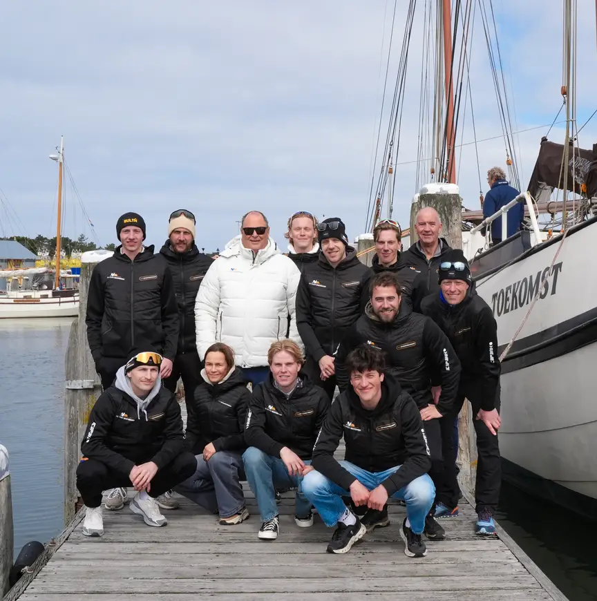 Groepsfoto De Haan Westerhoff op Terschelling