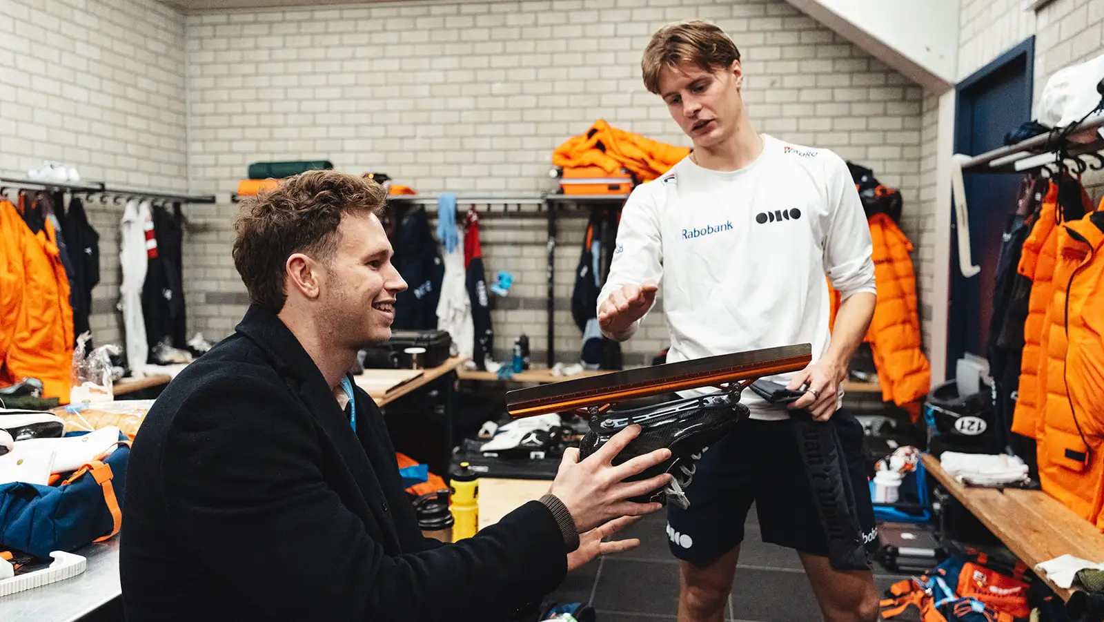 Harrie Lavreysen en Jens van 't Wout