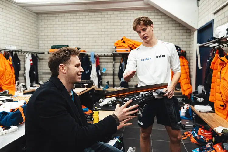 Harrie Lavreysen en Jens van 't Wout