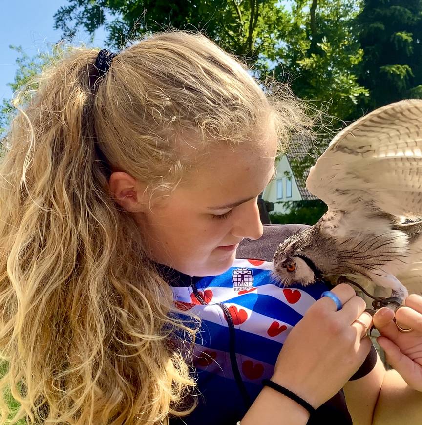 Antje Ypma en uil Twirre