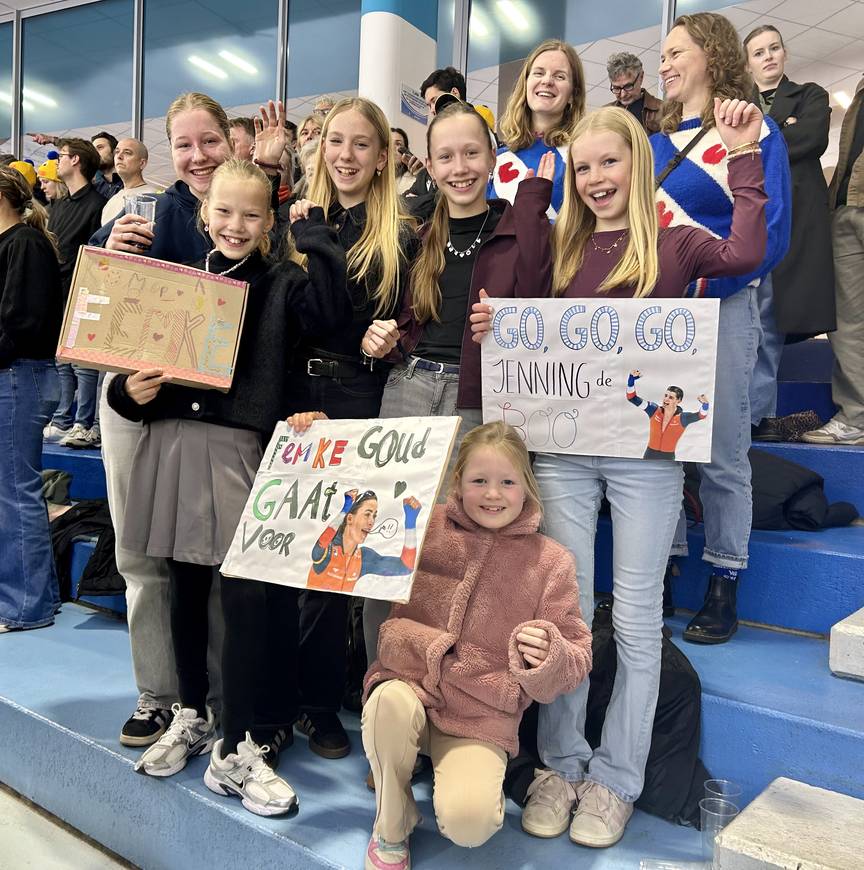 Schaatsfans in Thialf
