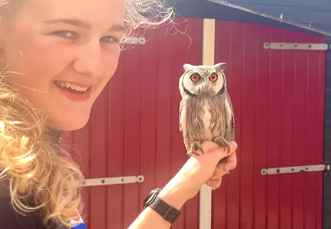 Antje Ypma en uil Twirre