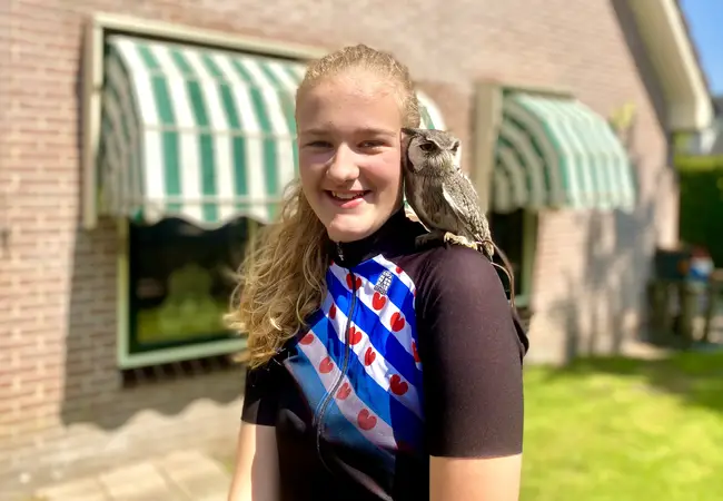 Antje Ypma en uil Twirre