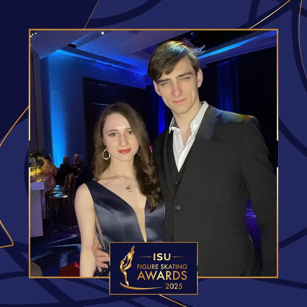 Chelsea Verhaegh en Sherim van Geffen, ISU Figure Skating Awards