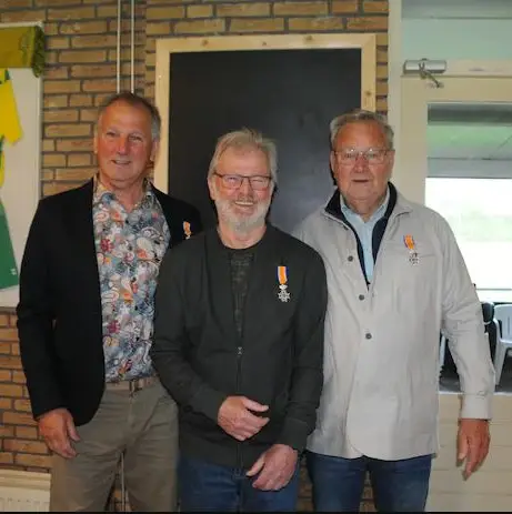 Jacq (77), Cenny (73) en Rein (66) Reijngoudt