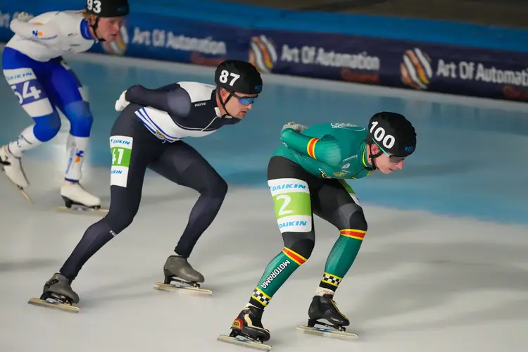 Jan Hamers in de Boerenkoolmarathon van Hoorn