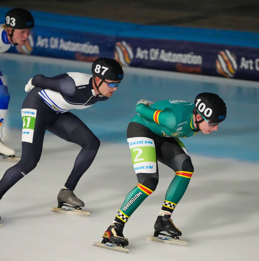 Jan Hamers in de Boerenkoolmarathon van Hoorn