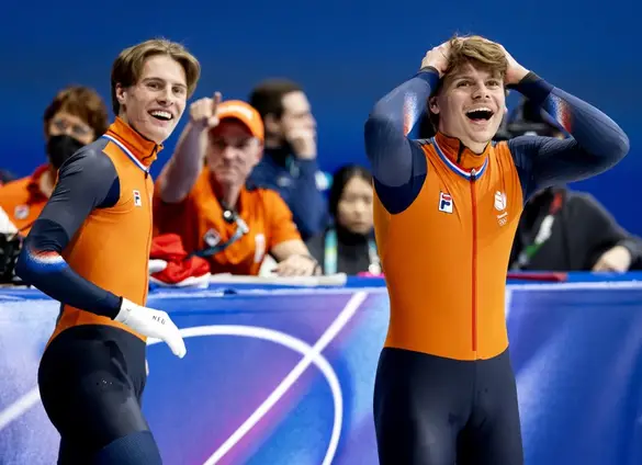 Jens en Melle vol ongeloof