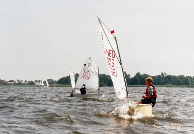 Jorrit Bergsma zeilend