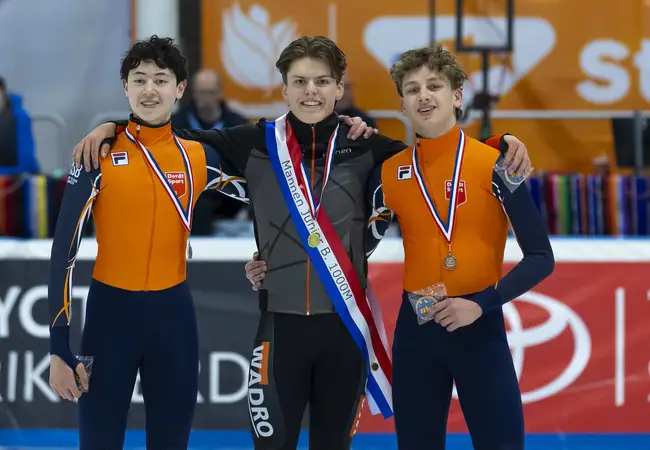 NK Shorttrack Junioren B Mannen - 1000mtr _ Hanneke Mennens