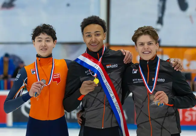 NK Shorttrack Junioren B Mannen - 500mtr _ Hanneke Mennens
