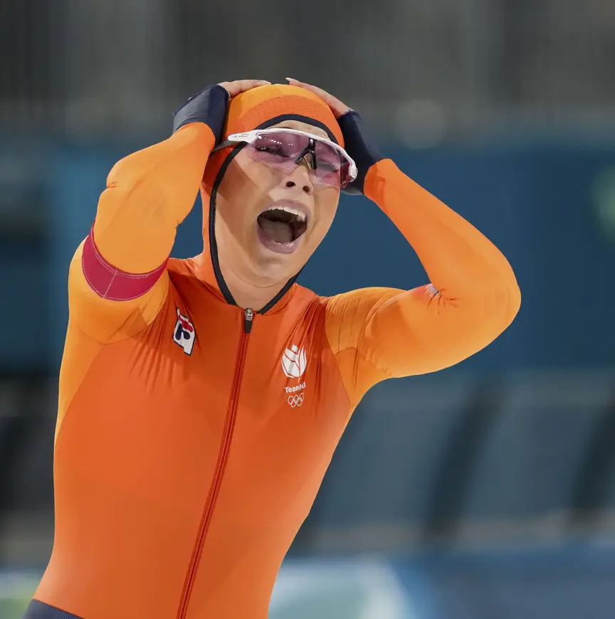 Jutta Leerdam wint 1000 meter OS Milaan