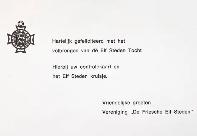 Logistieke afhandeling van de tocht