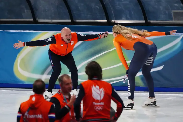 Kosta Poltavets en Jutta Leerdam na 1000 m