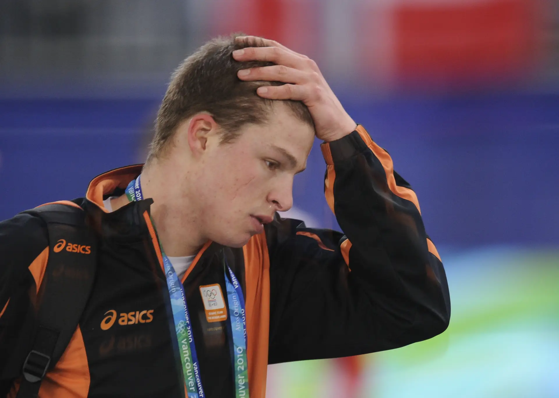 Sven Kramer na de wissel die geen wissel was 2010