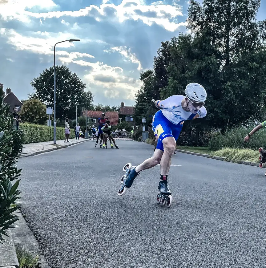 Luc ter Haar in actie in Oldebroek