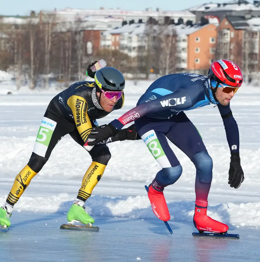 Marco van der Tuin en Bart Mol in Lulea