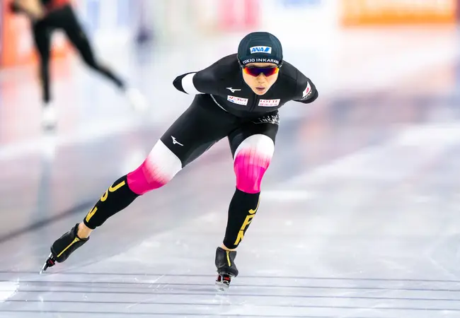 Nog zeker niet verslagen voor het goud: Miho Takagi.