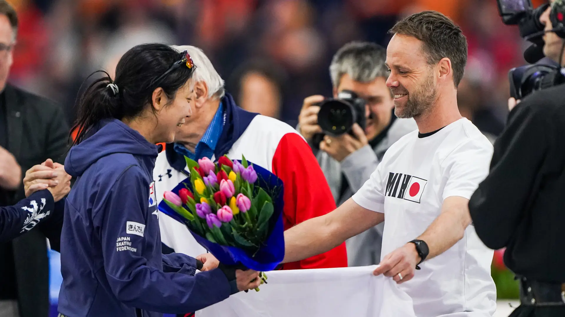 Miho Takagi en Johan de Wit