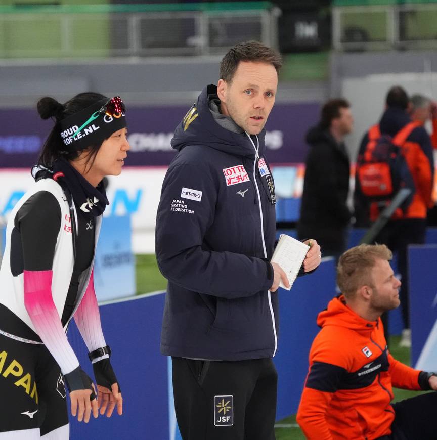 Miho Takagi en Johan de Wit