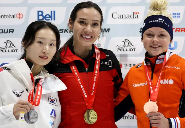 Podium 1000 meter WT 2