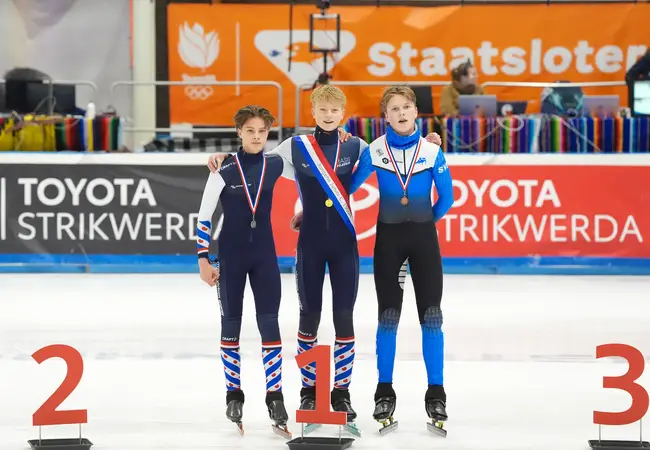 NK Shorttrack Junioren C jongens 1500meter - Neeke Smit