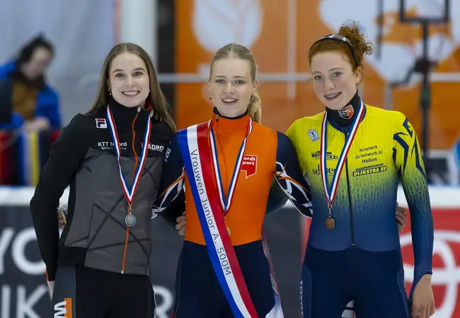 NK Shorttrack Junioren A Vrouwen 500mtr _ Hanneke Mennens