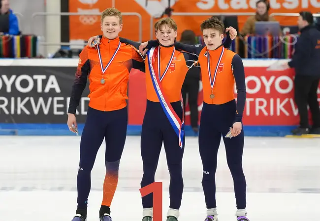NK Shorttrack Junioren A mannen 1500mtr - Neeke Smit