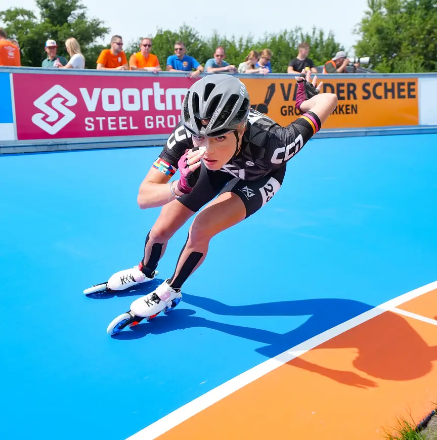 Nikki Noordergraaf ook op skeelers sterk